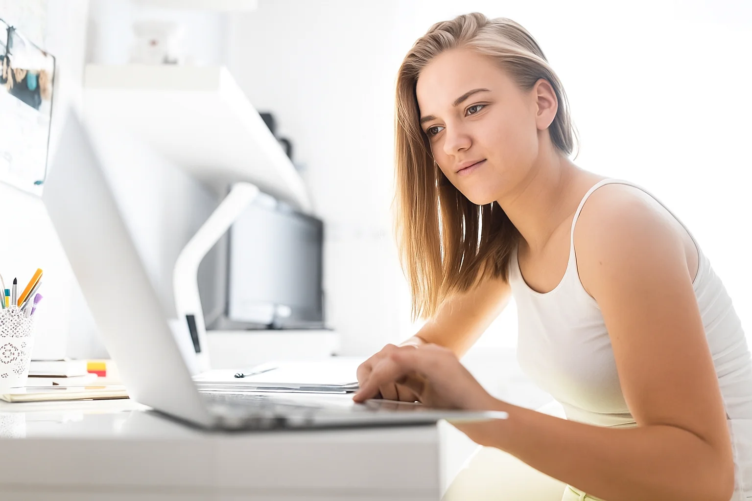 illustration of stressed out student